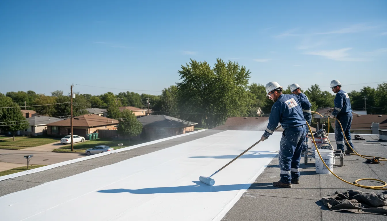 Commercial roof coating in Cutler, IN near me
